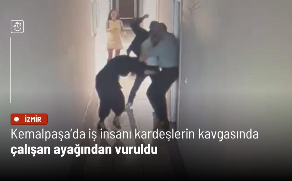 Kemalpaşa’da iş insanı kardeşlerin kavgasında çalışan vuruldu