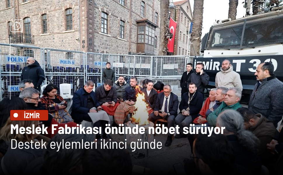Meslek Fabrikası önünde nöbet sürüyor: Destek eylemleri ikinci günde
