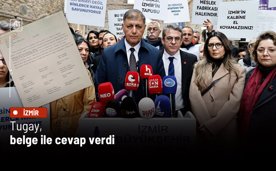 Tugay, belge ile cevap verdi