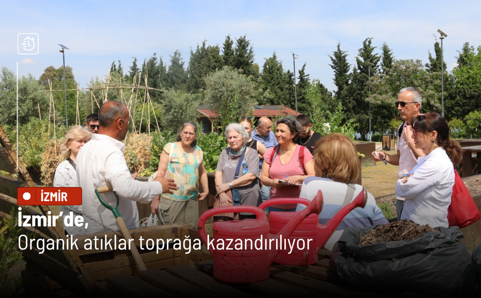 İzmir’de, Organik atıklar toprağa kazandırılıyor