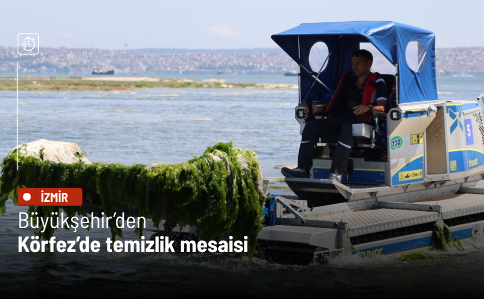 Büyükşehir’den Körfez’de temizlik mesaisi