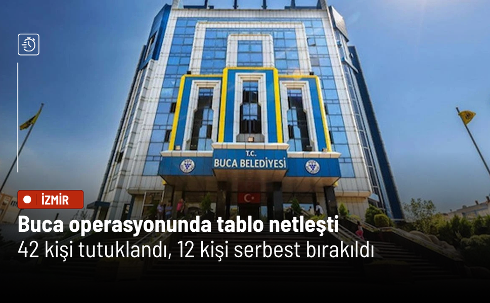 Buca operasyonunda tablo netleşti: 42 kişi tutuklandı, 12 kişi serbest bırakıldı