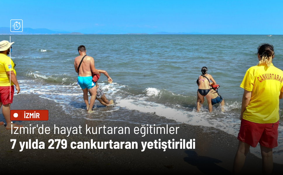İzmir'de hayat kurtaran eğitimler: 7 yılda 279 cankurtaran yetiştirildi