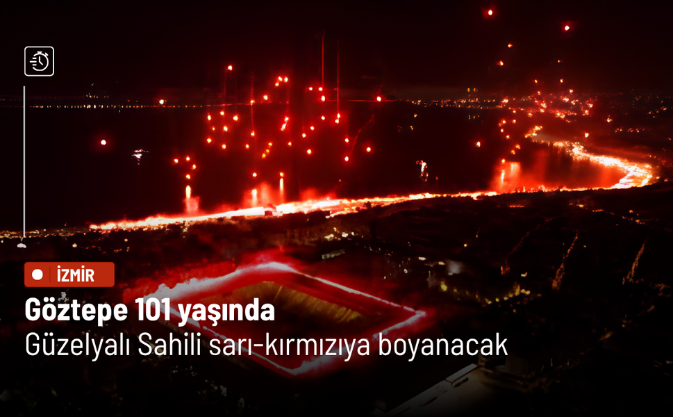 Göztepe 101 yaşında: Güzelyalı Sahili sarı-kırmızıya boyanacak