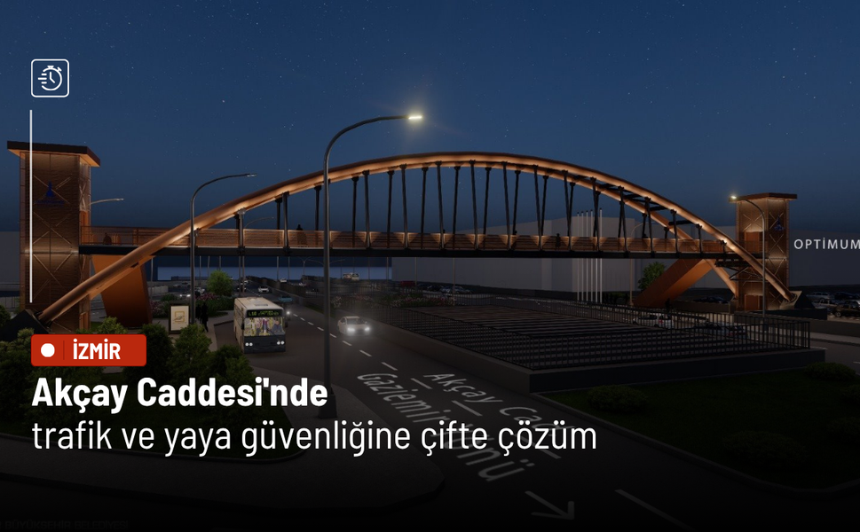 Akçay Caddesi'nde trafik ve yaya güvenliğine çifte çözüm