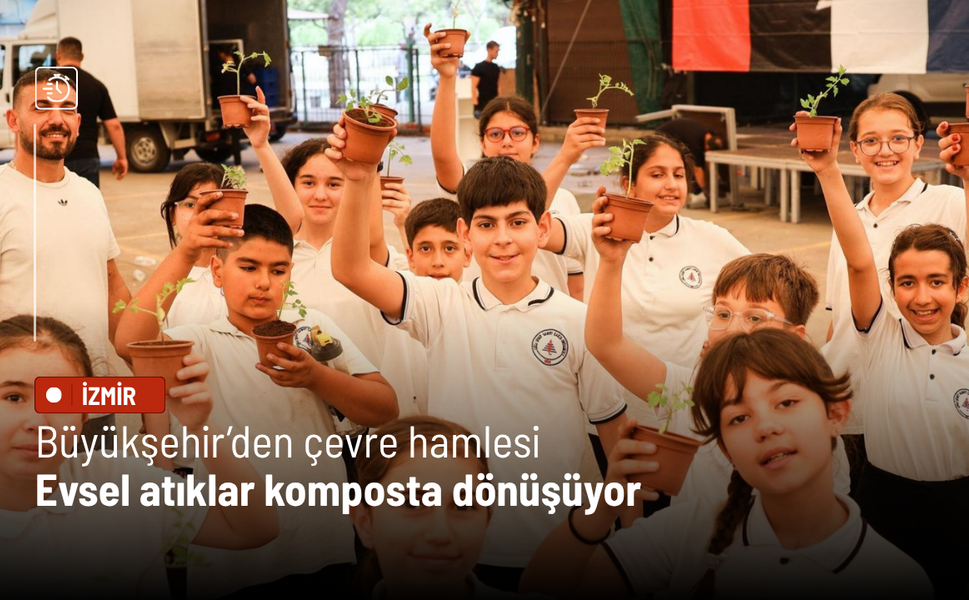 Büyükşehir'den çevre hamlesi: Evdeki atıklar toprağa can oluyor