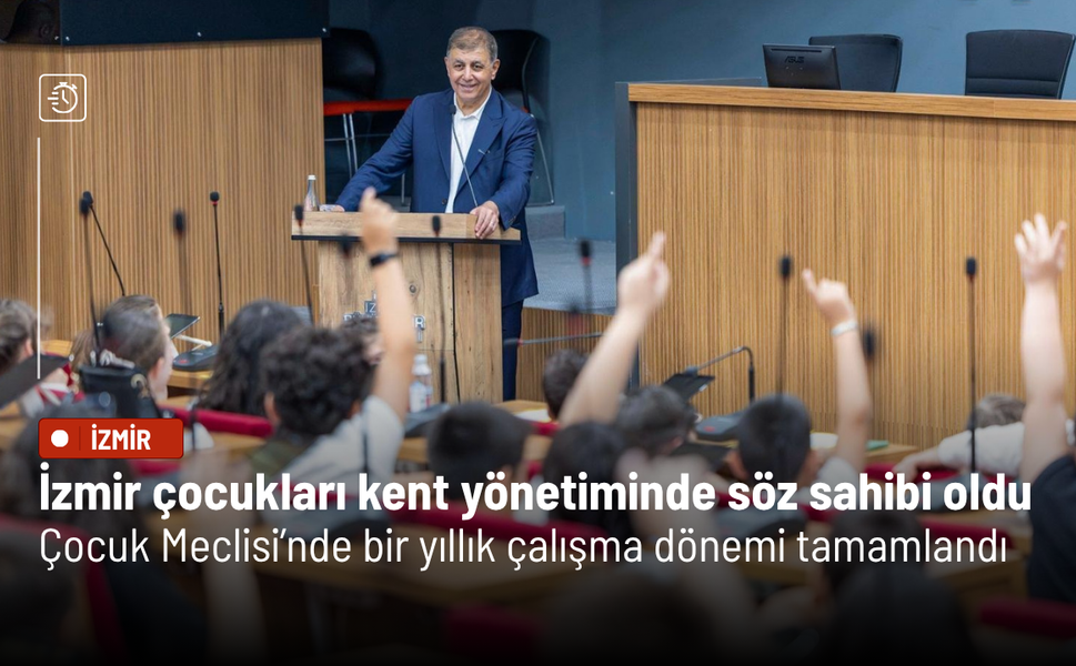 İzmir çocukları kent yönetiminde söz sahibi oldu: Çocuk Meclisi’nde bir yıllık çalışma dönemi tamamlandı