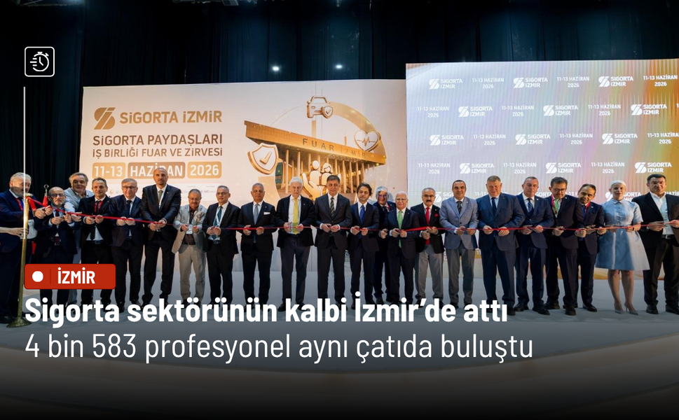 Sigorta sektörünün kalbi İzmir’de attı: 4 bin 583 profesyonel aynı çatıda buluştu