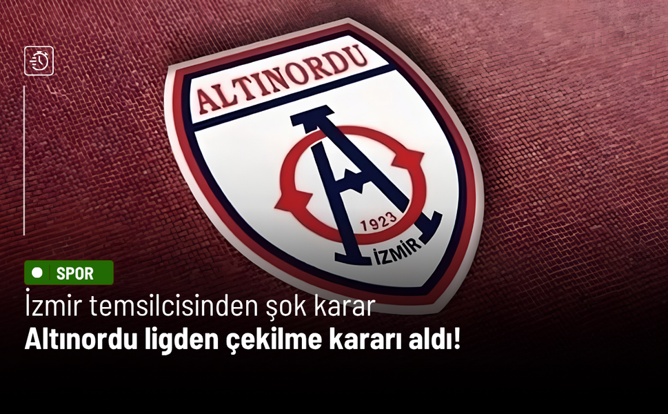 İzmir temsilcisinden şok karar: Altınordu ligden çekilme kararı aldı!
