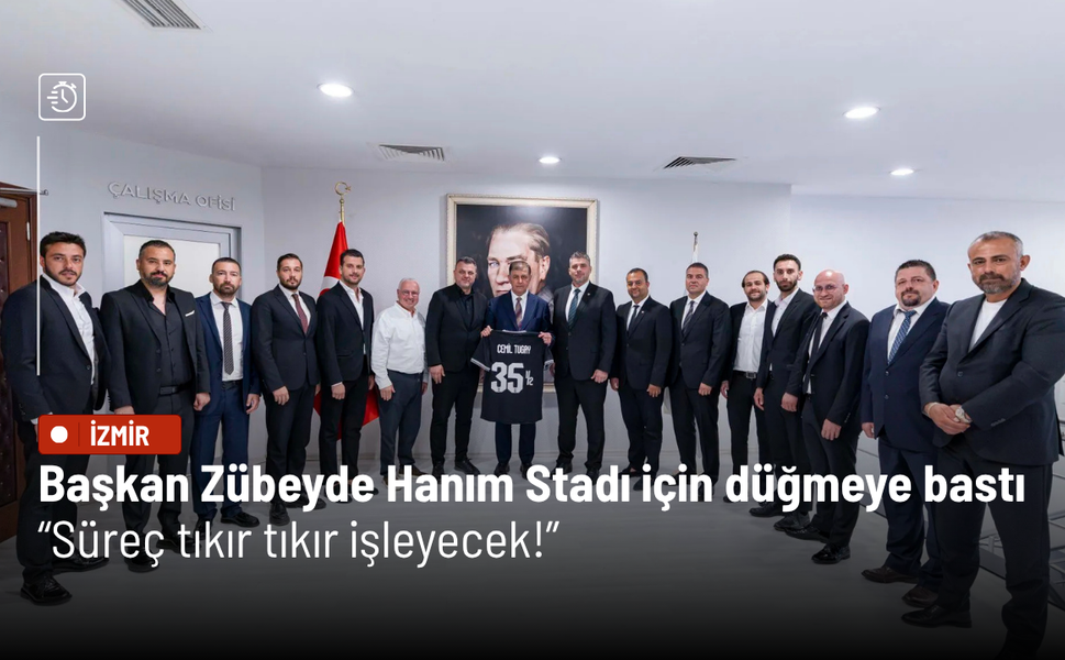 Başkan Zübeyde Hanım Stadı için düğmeye bastı: Süreç tıkır tıkır işleyecek!
