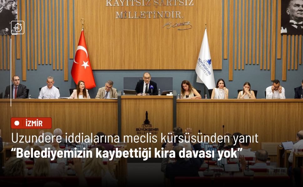 Büyükşehir'den Uzundere iddialarına meclis kürsüsünden yanıt: Belediyemizin kaybettiği kira davası yok