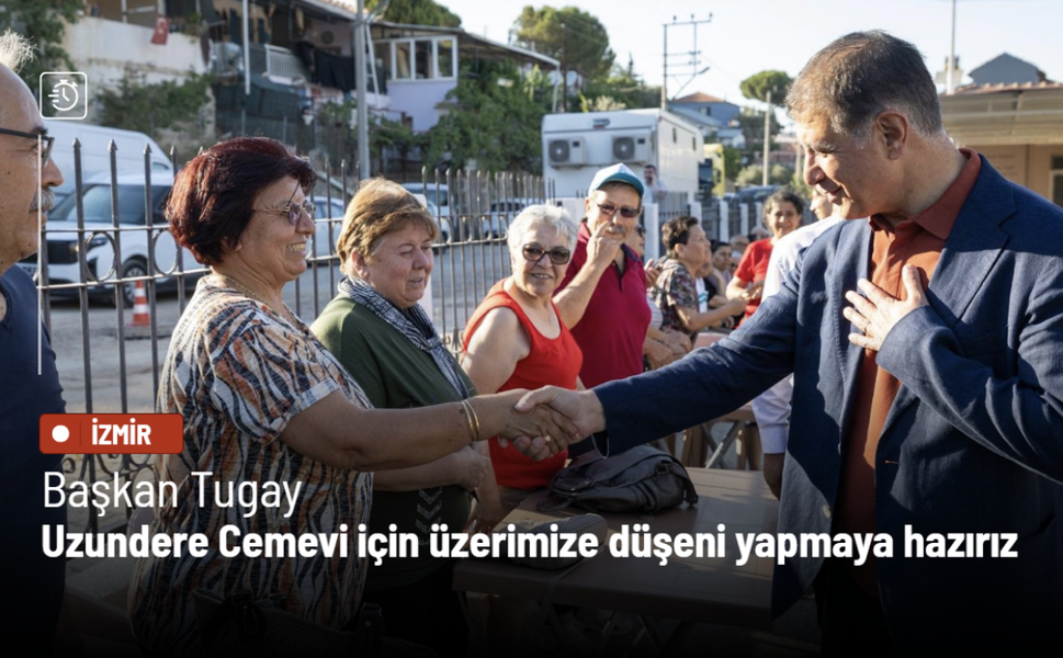 Başkan Tugay: Uzundere Cemevi için üzerimize düşeni yapmaya hazırız