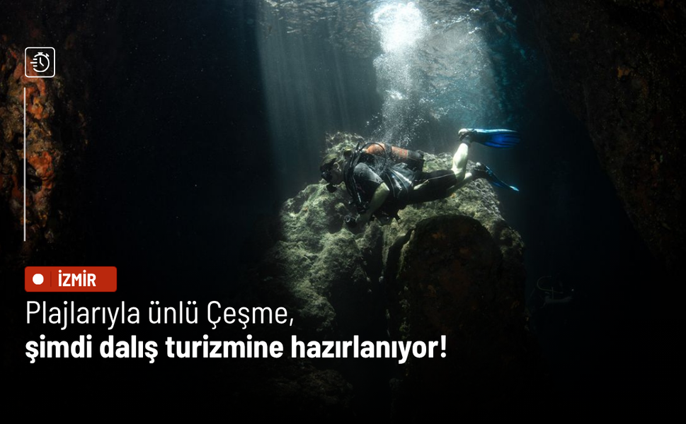 Plajlarıyla ünlü Çeşme, şimdi de dalış turizmine hazırlanıyor!