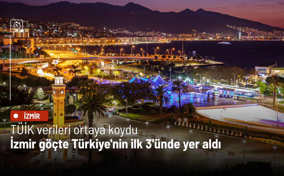 TÜİK verileri ortaya koydu: İzmir göçte Türkiye'nin ilk 3'ünde yer aldı