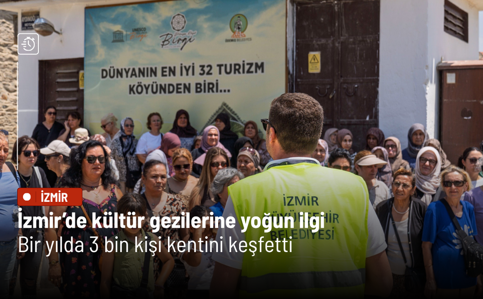 İzmir’de kültür gezilerine yoğun ilgi: Bir yılda 3 bin kişi kentini keşfetti