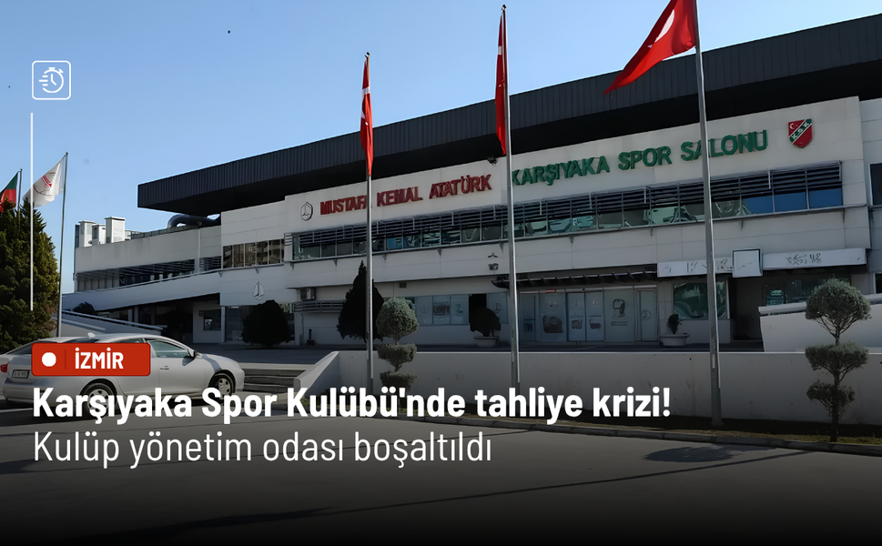Karşıyaka Spor Kulübü'nde tahliye krizi! Kulüp yönetim odası boşaltıldı