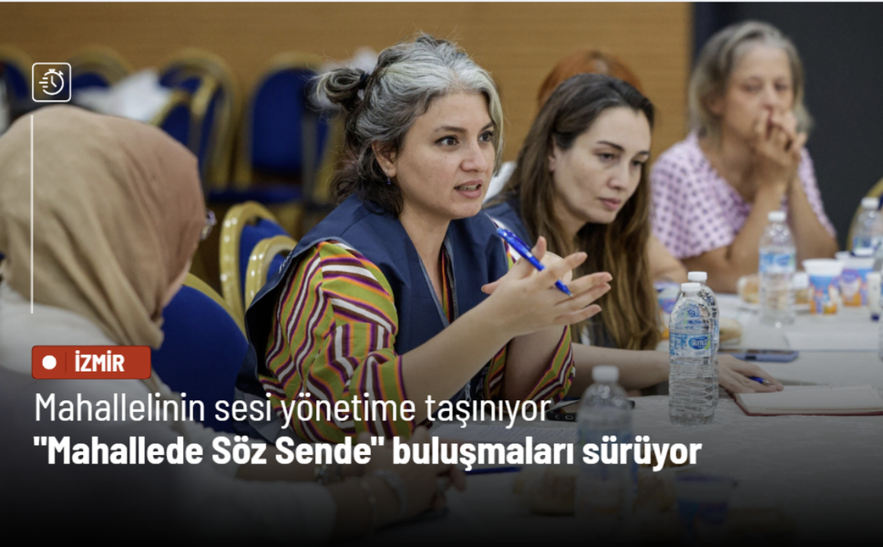 Mahallelinin sesi yönetime taşınıyor: "Mahallede Söz Sende" buluşmaları sürüyor