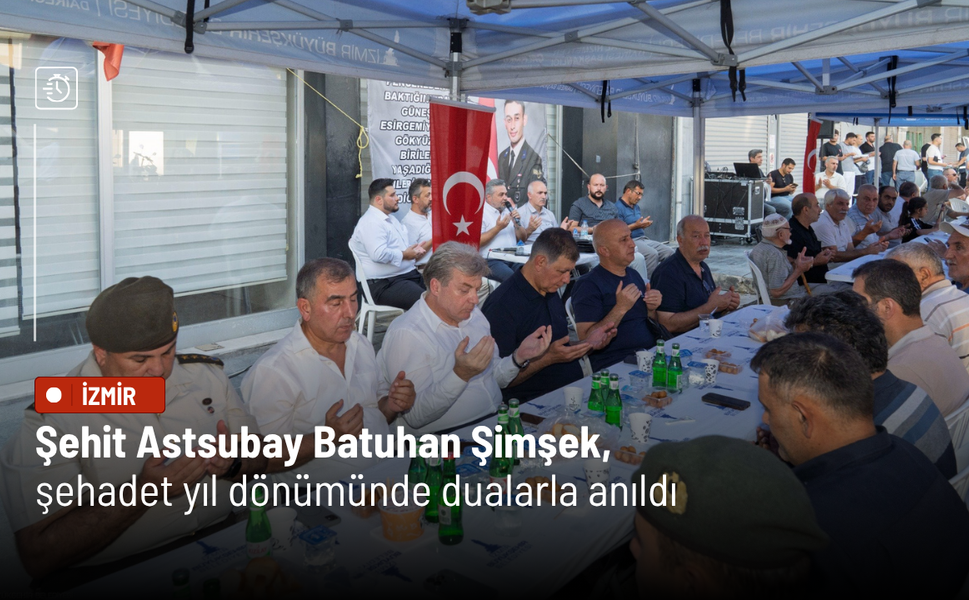 Şehit Astsubay Batuhan Şimşek, şehadet yıl dönümünde dualarla anıldı