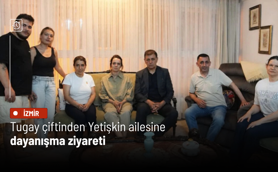 Tugay çiftinden Yetişkin ailesine dayanışma ziyareti