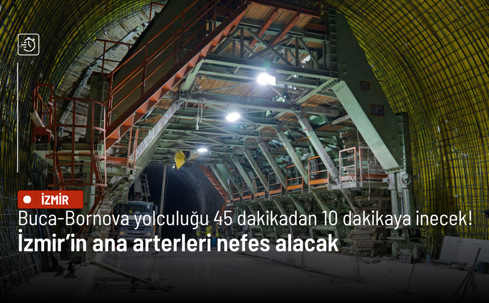 Buca-Bornova yolculuğu 45 dakikadan 10 dakikaya inecek!