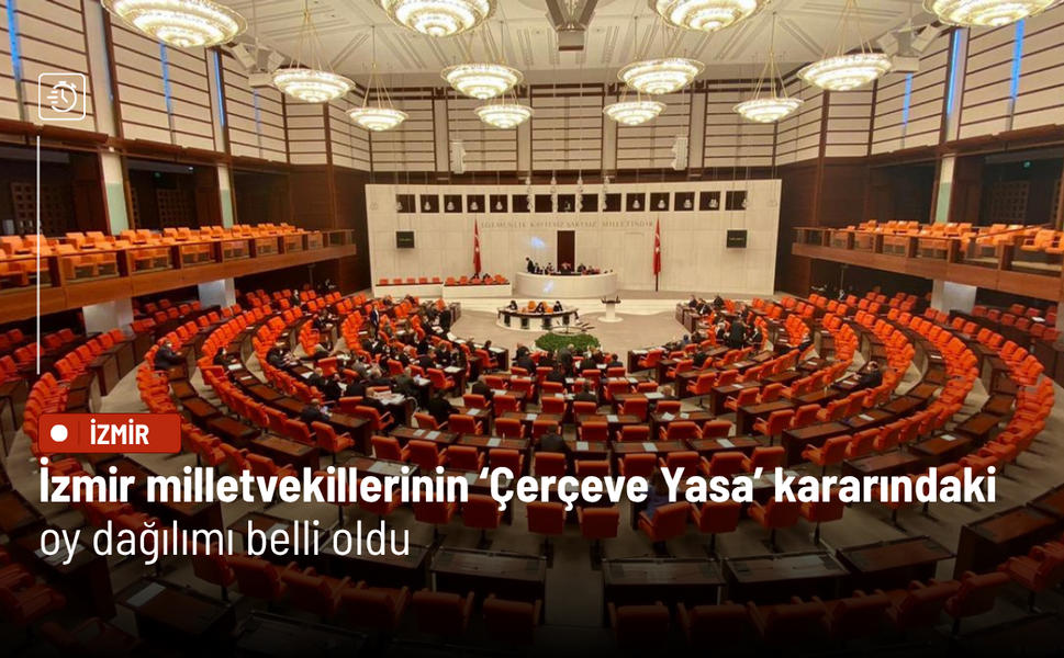 İzmir milletvekillerinin ‘Çerçeve Yasa’ kararındaki oy dağılımı belli oldu