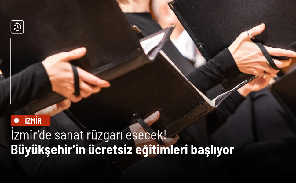 İzmir’de sanat rüzgarı esecek! Büyükşehir’in ücretsiz eğitimleri başlıyor