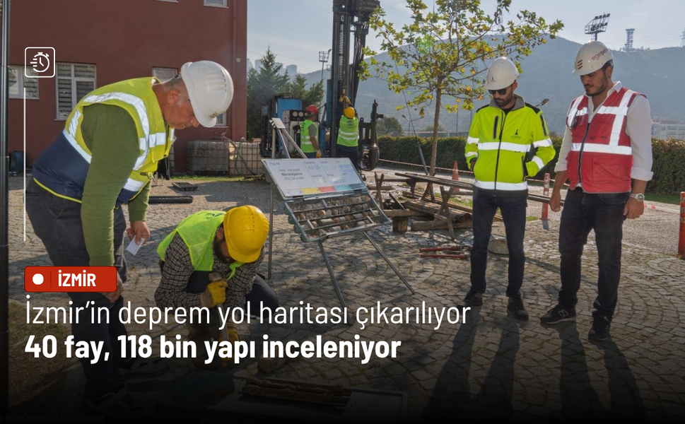 İzmir’in deprem yol haritası çıkarılıyor: 40 fay, 118 bin yapı inceleniyor