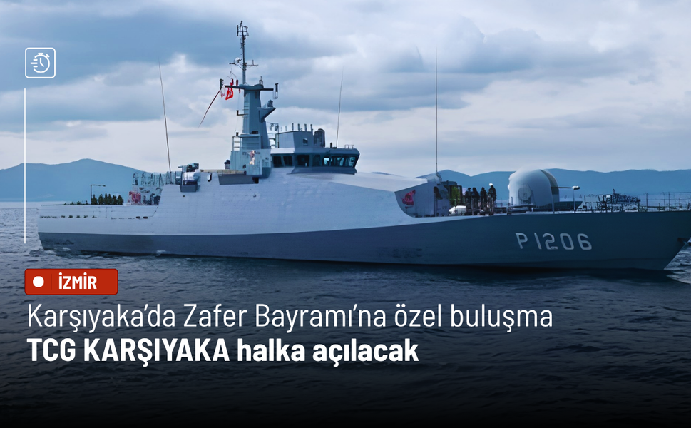 Karşıyaka’da Zafer Bayramı’na özel buluşma: TCG KARŞIYAKA halka açılacak