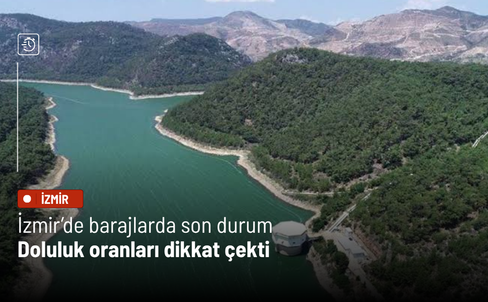 İzmir’de barajlarda son durum: Doluluk oranları dikkat çekti