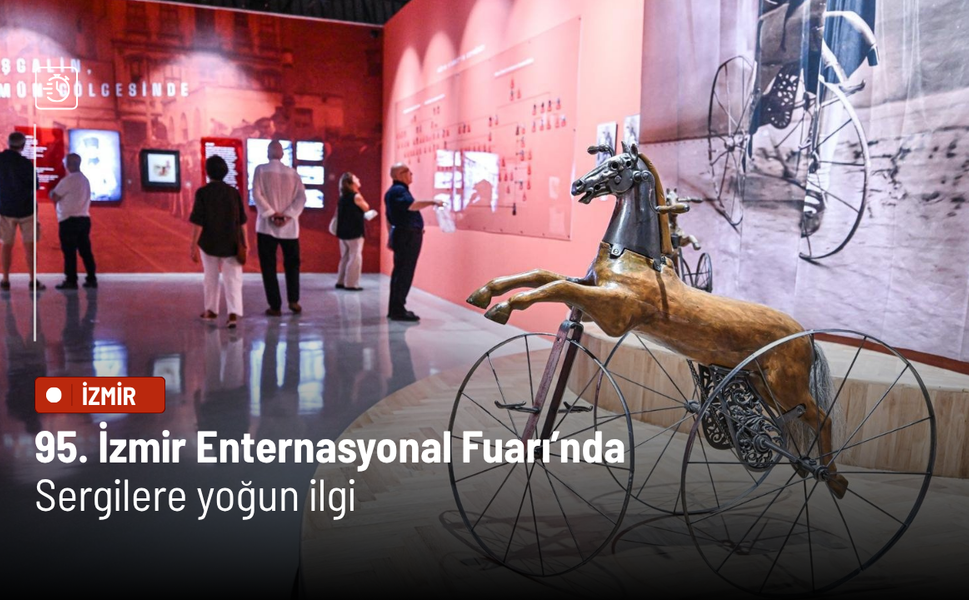 95. İzmir Enternasyonal Fuarı’nda sergilere yoğun ilgi