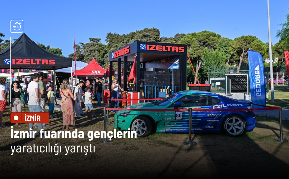 İzmir fuarında gençlerin yaratıcılığı yarıştı