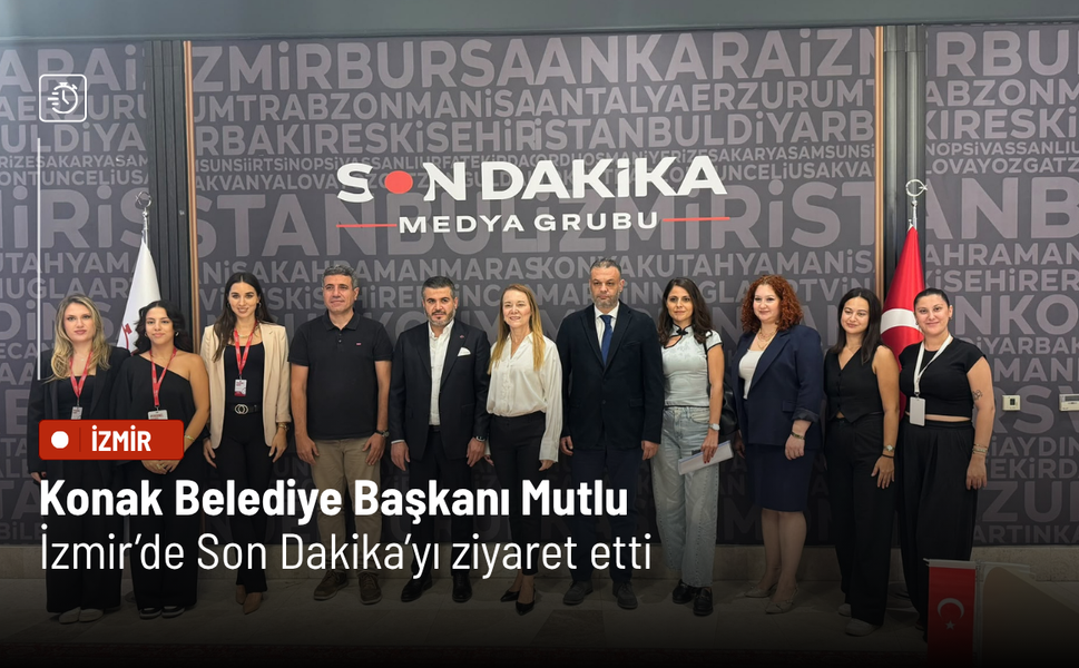Konak Belediye Başkanı Mutlu, İzmir’de Son Dakika’yı ziyaret etti