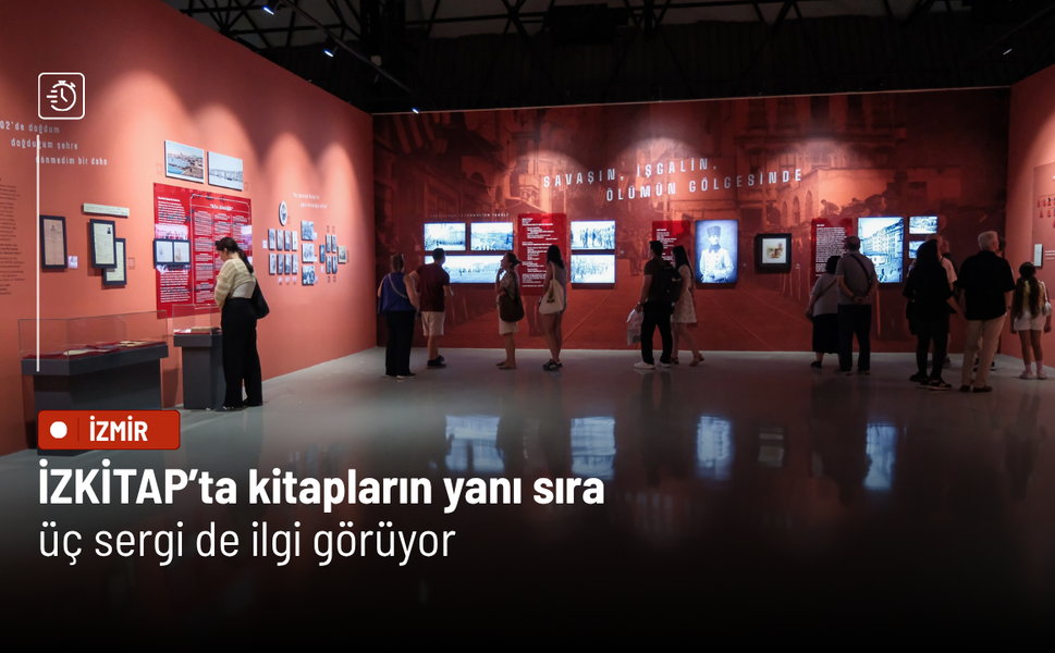 İZKİTAP’ta kitapların yanı sıra üç sergi de ilgi görüyor