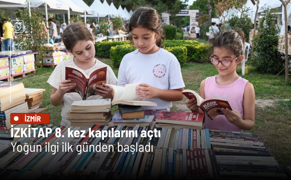 İZKİTAP 8. kez kapılarını açtı: Yoğun ilgi ilk günden başladı