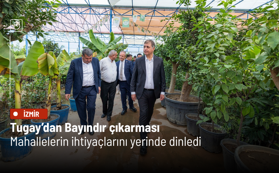 Tugay’dan Bayındır çıkarması: Mahallelerin ihtiyaçlarını yerinde dinledi