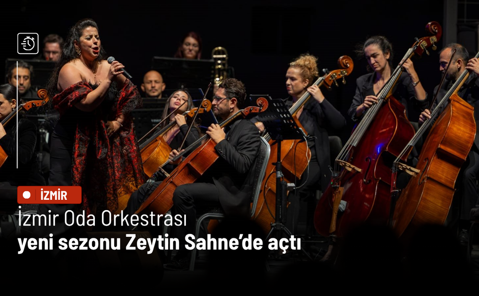 İzmir Oda Orkestrası yeni sezonu Zeytin Sahne’de açtı