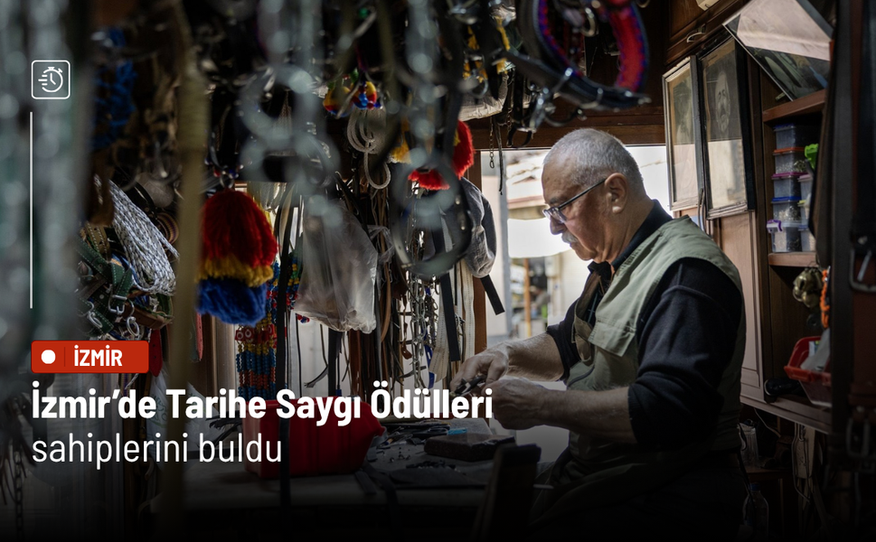 İzmir’de Tarihe Saygı Ödülleri sahiplerini buldu