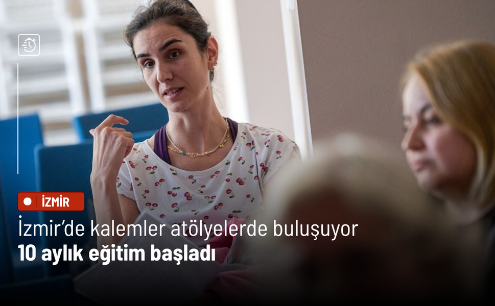 İzmir’de kalemler atölyelerde buluşuyor: 10 aylık eğitim başladı