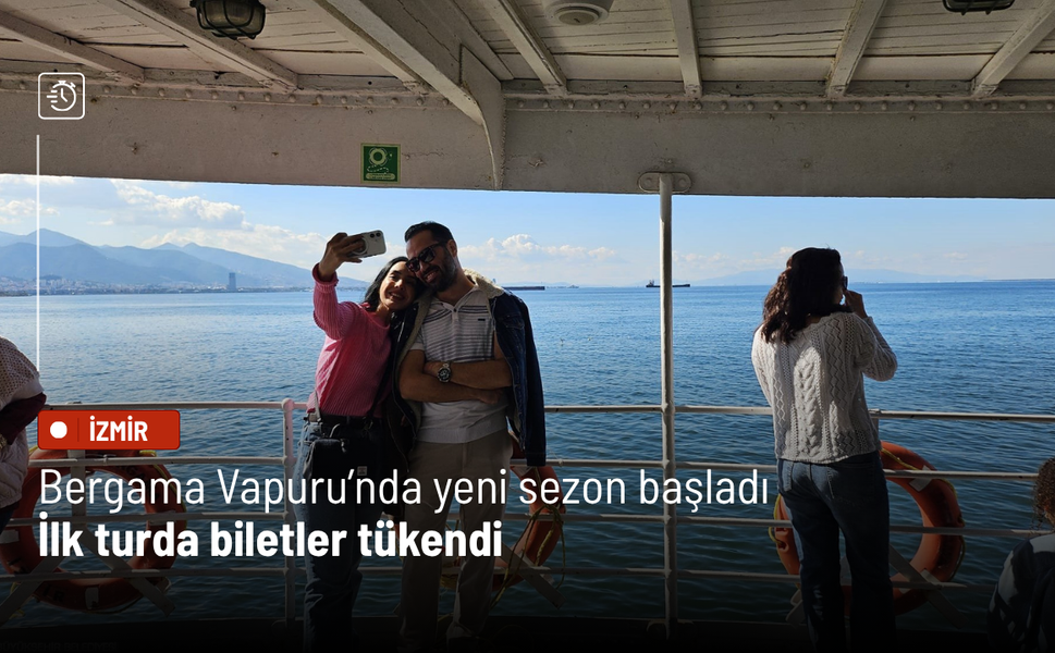 Bergama Vapuru’nda yeni sezon başladı: İlk turda biletler tükendi