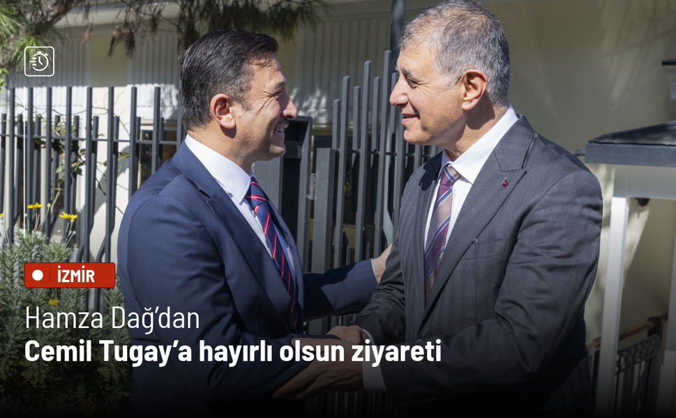 Hamza Dağ’dan Cemil Tugay’a hayırlı olsun ziyareti