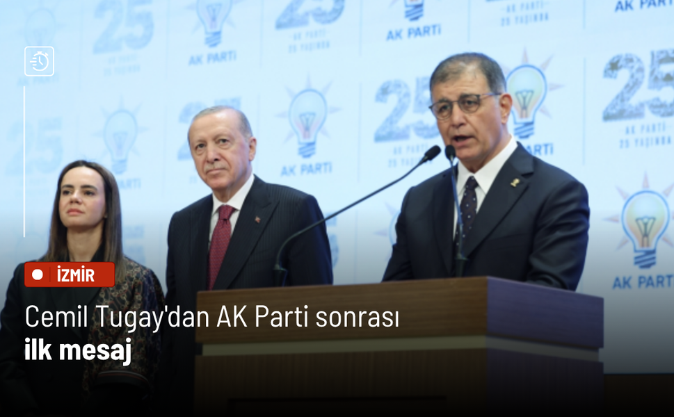 Cemil Tugay'dan AK Parti sonrası ilk mesaj