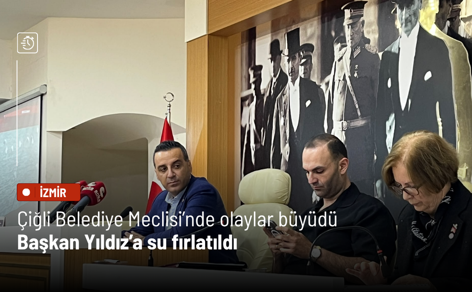 Çiğli Meclisi’nde ortalık karıştı: Su fırlatıldı, tartışmalar büyüdü