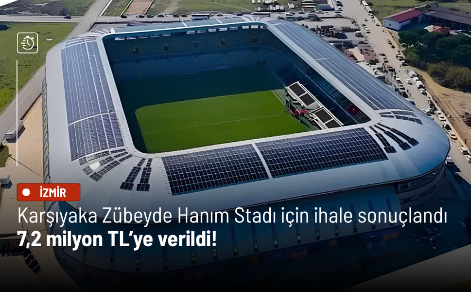Karşıyaka Zübeyde Hanım Stadı için ihale sonuçlandı: 7,2 milyon TL’ye verildi!