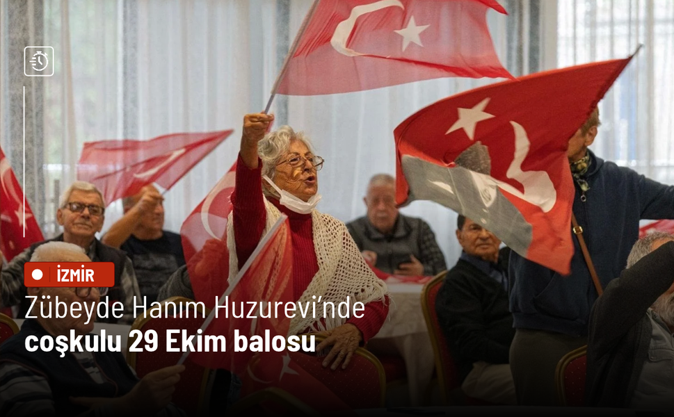 Zübeyde Hanım Huzurevi’nde coşkulu 29 Ekim balosu