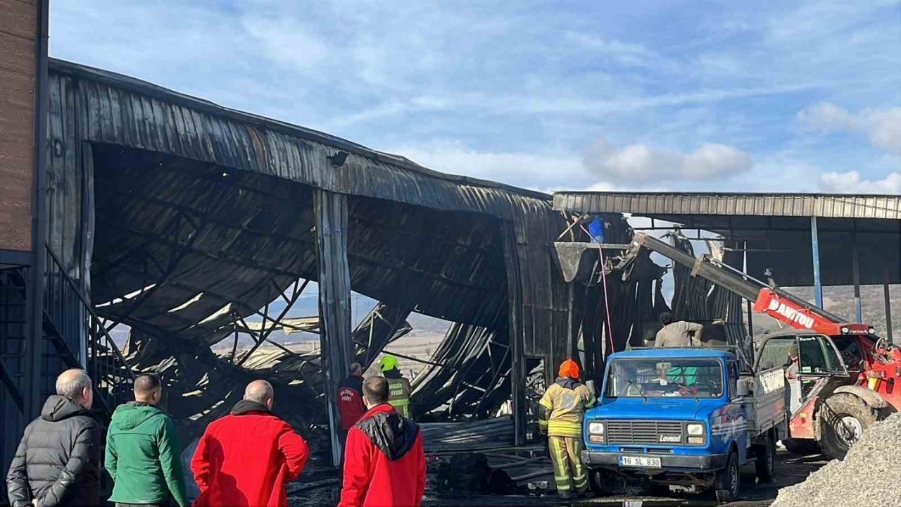 Balıkesir Susurluk'ta Yem Fabrikasında Yangın Çıktı!