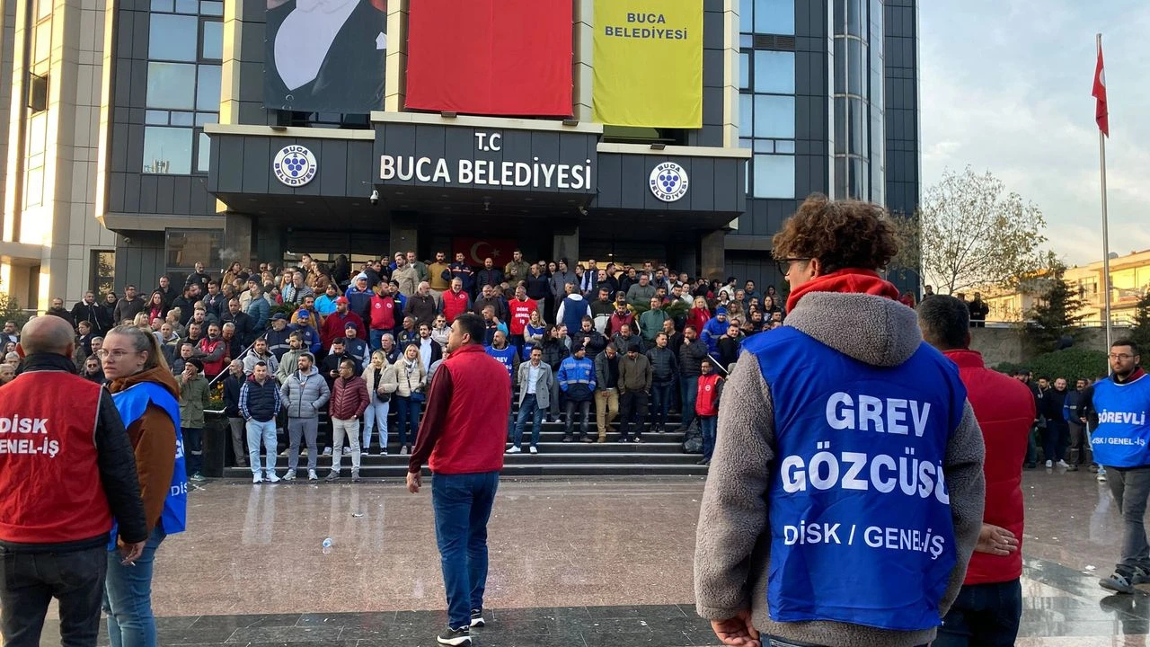 Buca Belediyesi'nde Grev Başladı! (1)