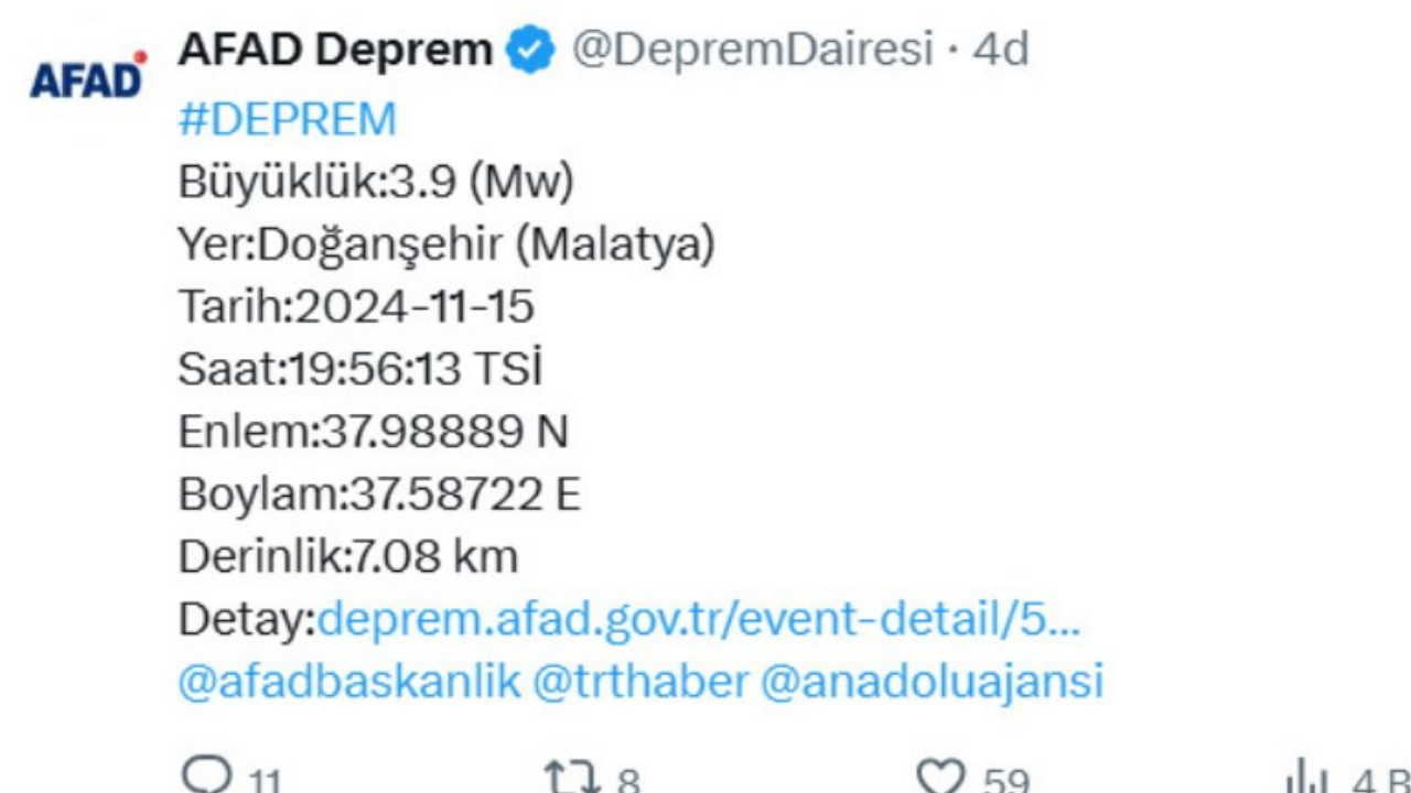 Malatya Deprem