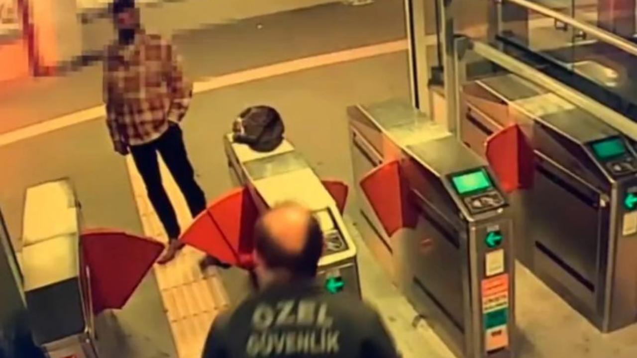 Marmaray'da Güvenlik Görevlisi Alkollü Yolcuyu Bacağından Vurdu!