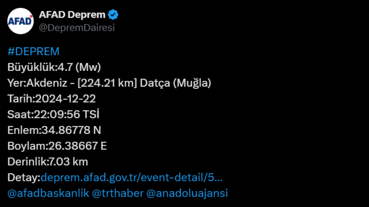 Afad Deprem