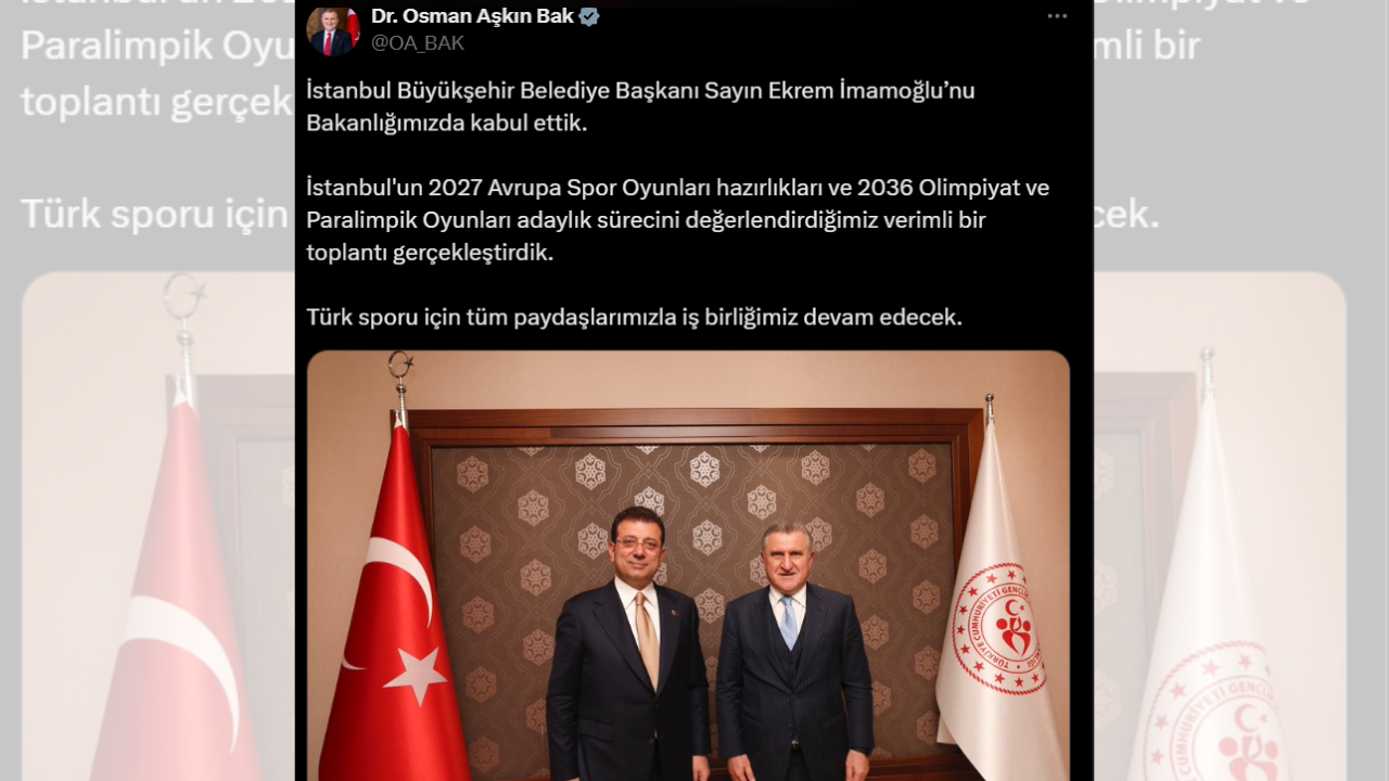 Imamoğlu Ve Bakan Bak (2)